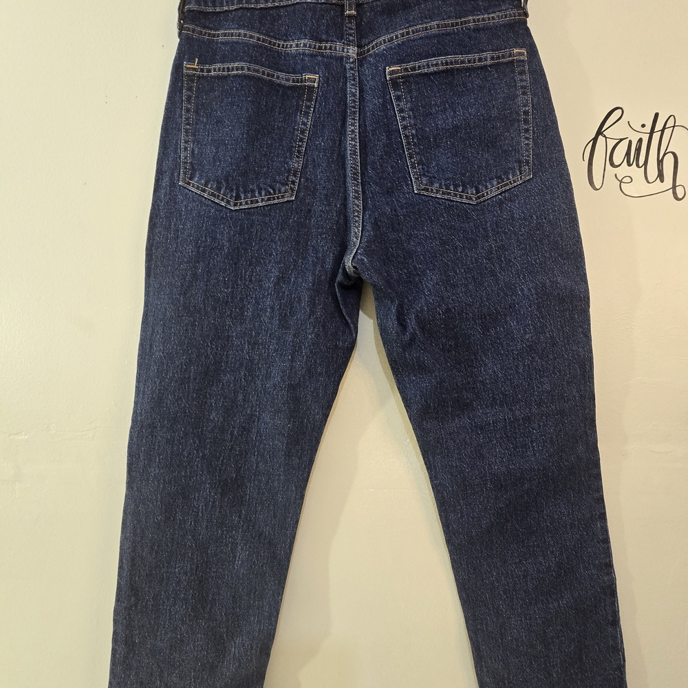 GAP High Rise Straight Leg Jeans – Size 29 – Dark Wash Cheeky Straight - Picture 3 of 8